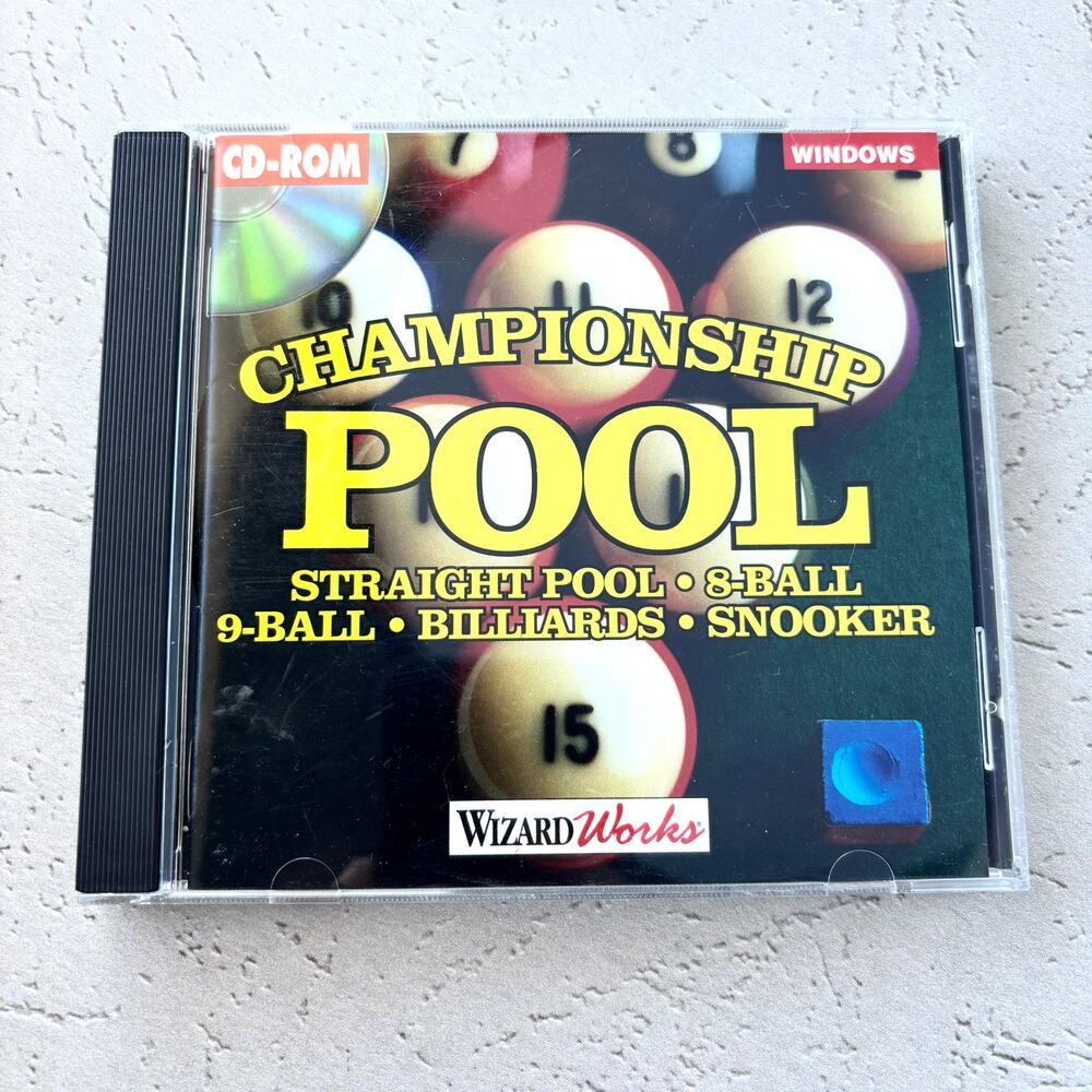 Championship Pool - Billiards Game - CD-Rom